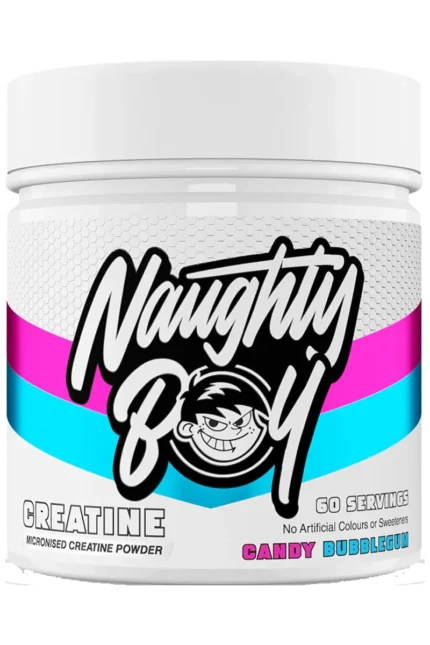Naughty Boy Falvoured Creatine - 300g – Candy Bubblegum