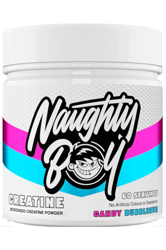 Naughty Boy Falvoured Creatine - 300g â Candy Bubblegum
