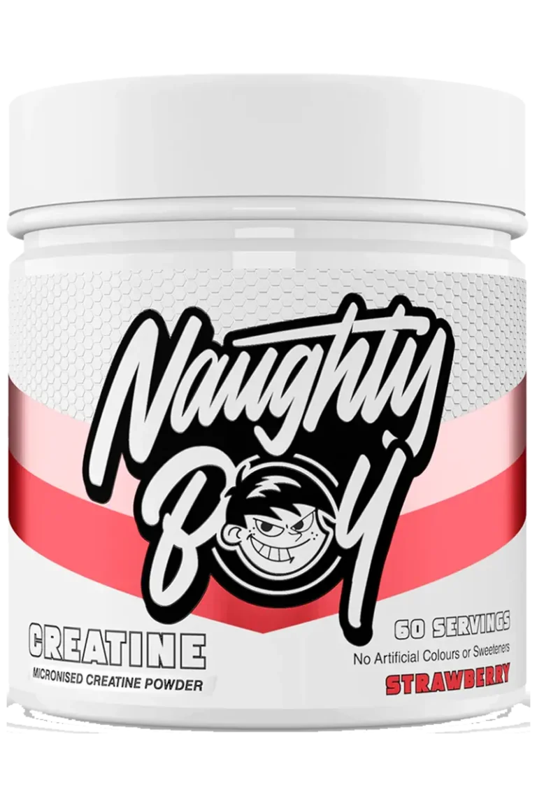 Naughty Boy Falvoured Creatine - 300g – Strawberry