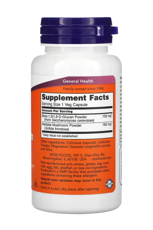 Beta-1,3/1,6-D-Glucan 100 mg - 90 kapsler
