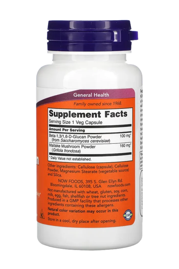 Beta-1,3/1,6-D-Glucan 100 mg - 90 kapsler - Bilde 2