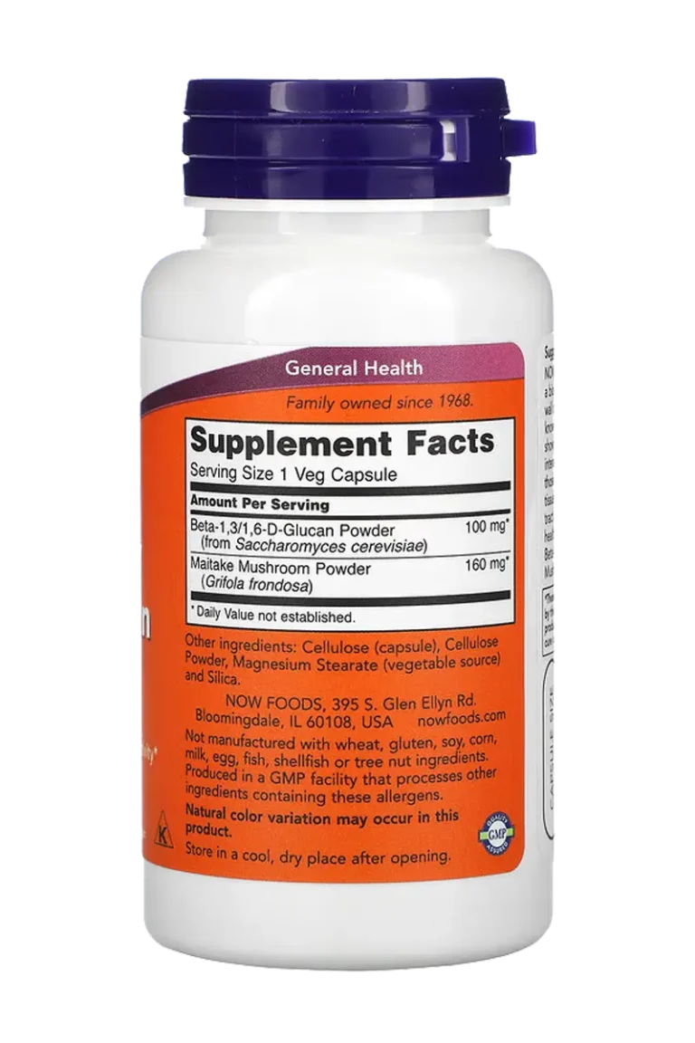 Beta-1,3/1,6-D-Glucan 100 mg - 90 kapsler