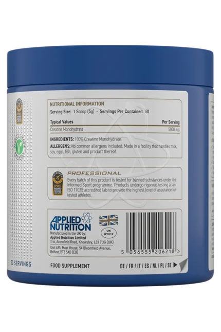 Applied Nutrition Creatine Monohydrate - 250g