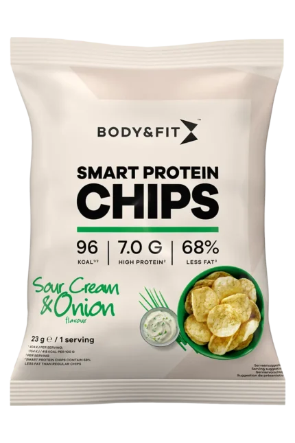 Body & Fit Smart Chips - 23g Sour Cream & Onion