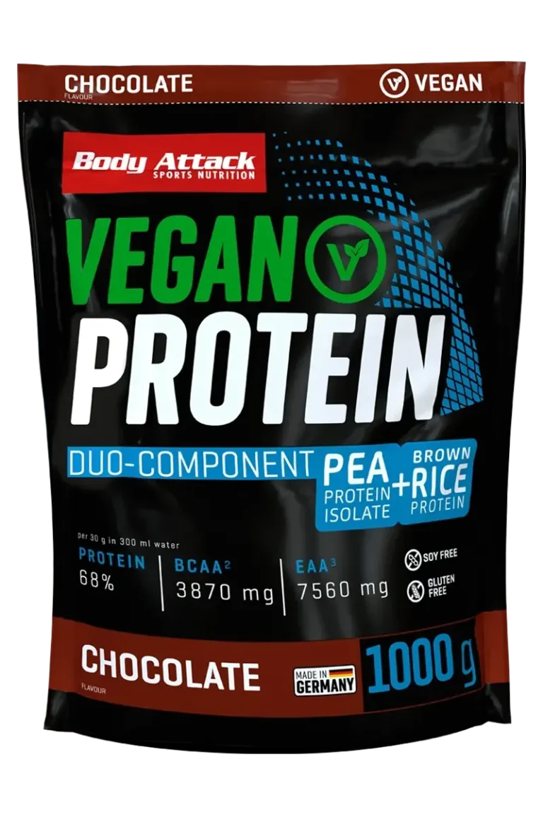 Body Attack Vegan Protein - 1000g – Chocolate