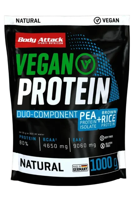 Body Attack Vegan Protein - 1000g – Natural