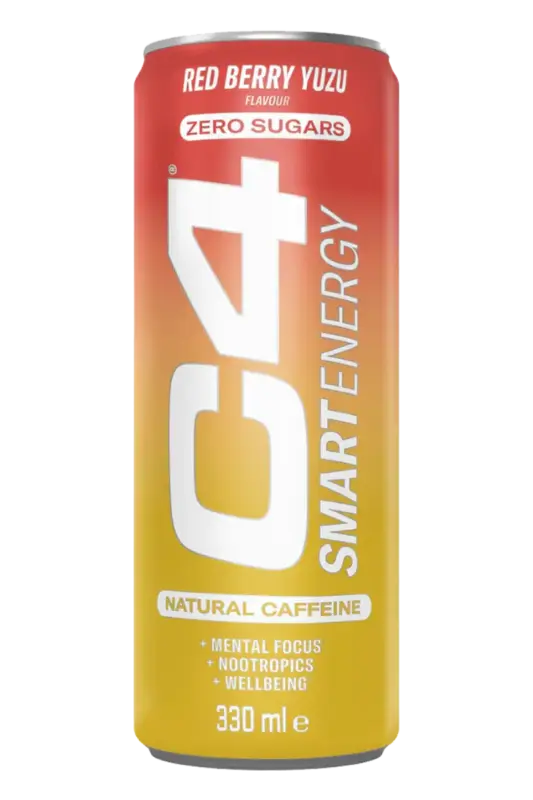 C4 Smart Energy Drink - 330ml Red Berry Yuzu Drikke