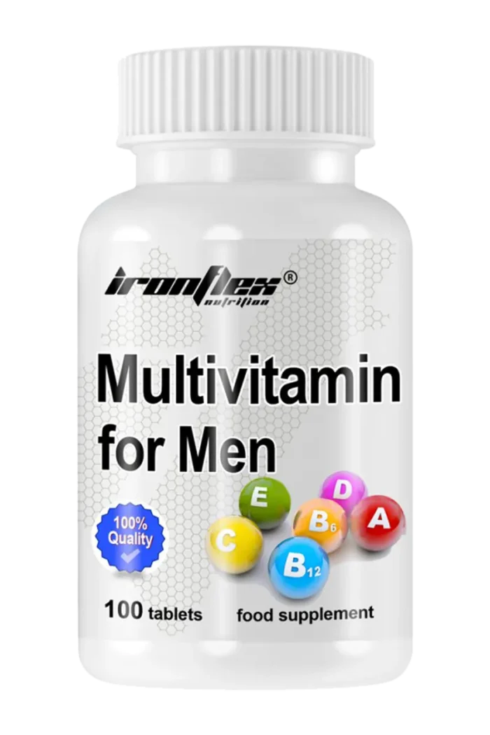 Ironflex Multivitamin for Men - 100 tabs - Bilde 1