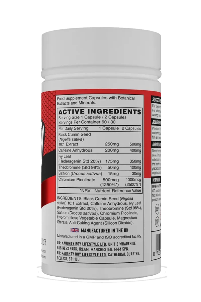 Naughty Boy Shred Og - 60 kapsler Naughty Boy Shred Og - 60 kapsler