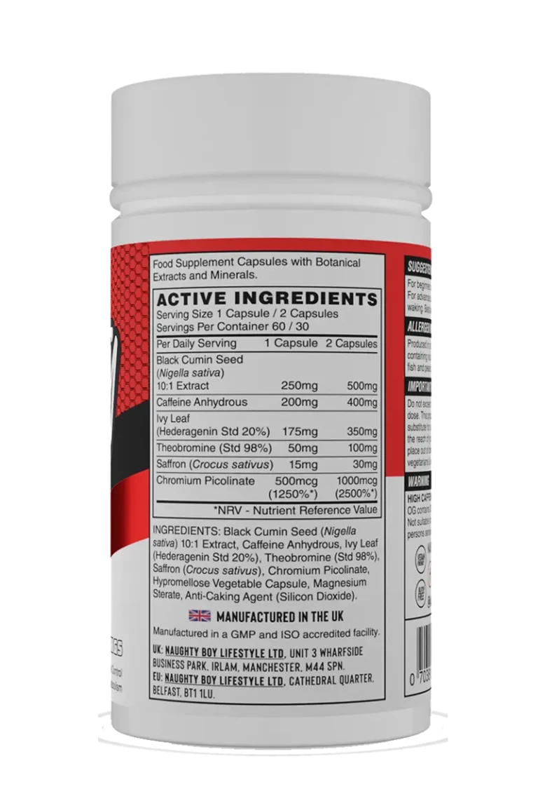 Naughty Boy Shred Og - 60 kapsler