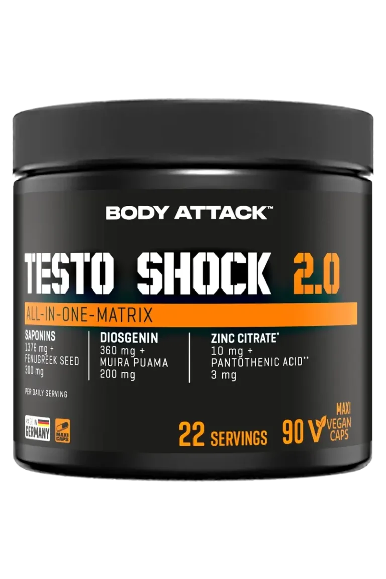 Testo Shock 2.0 Booster - 90 kapsler