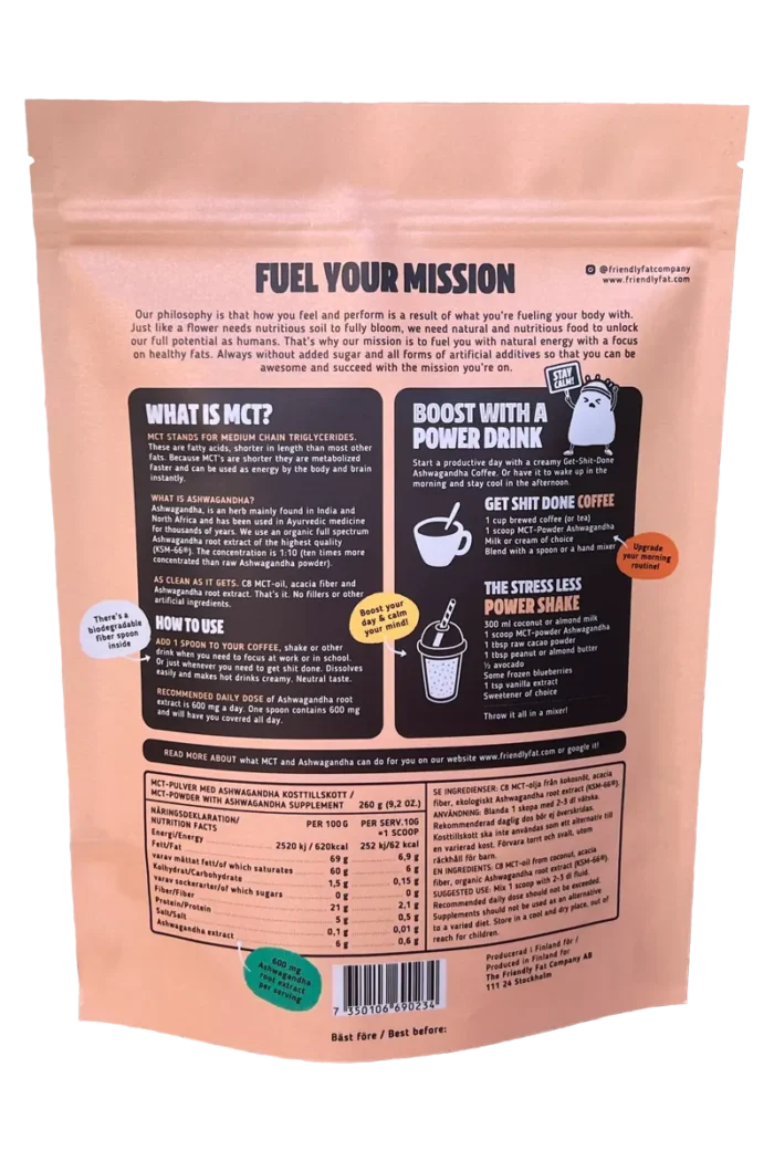 MCT-Powder Ashwagandha - 260g