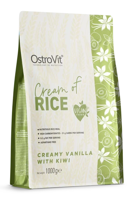 OstroVit Cream of Rice - 1000g – Creamy Vanilla & Kiwi