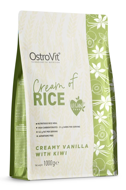 OstroVit Cream of Rice - 1000g – Creamy Vanilla & Kiwi