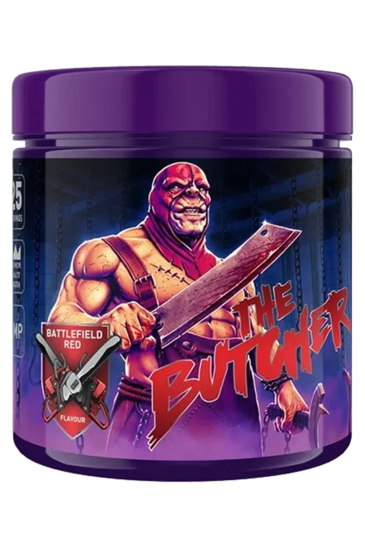 The Butcher Pre-Workout - 425g Battlefield Red PWO - Pre Workout