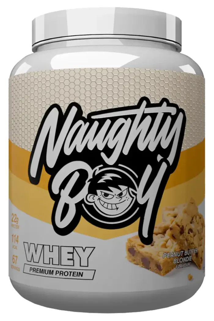 Naughty Boy Advanced Whey Protein - 2010g – Peanut Butter Blondie Naughty Boy Advanced Whey Protein - 2010g – Peanut Butter Blondie