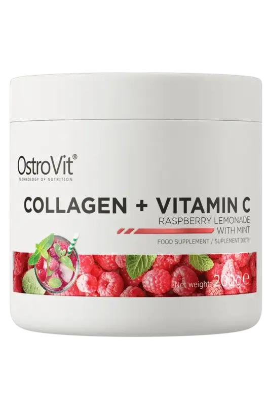 OstroVit Collagen + Vitamin C // 200g â Raspberry Lemonade Mint