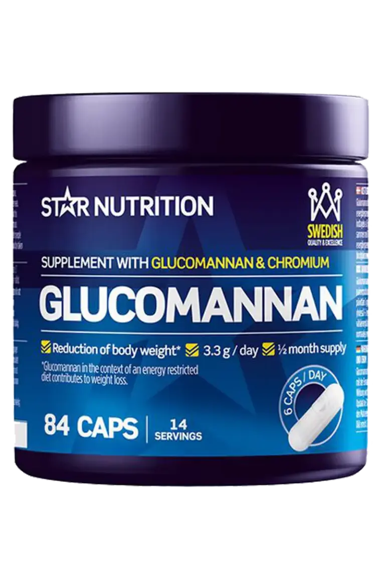 Glucomannan Fettforbrenner - 84 kapsler