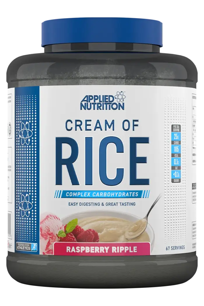 Applied Nutrition Cream of Rice - 2000g – Raspberry Ripple Applied Nutrition Cream of Rice - 2000g – Raspberry Ripple