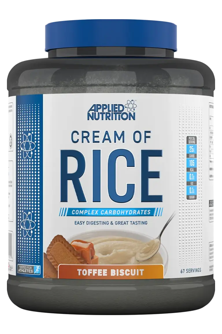 Applied Nutrition Cream of Rice - 2000g – Toffee Biscuit