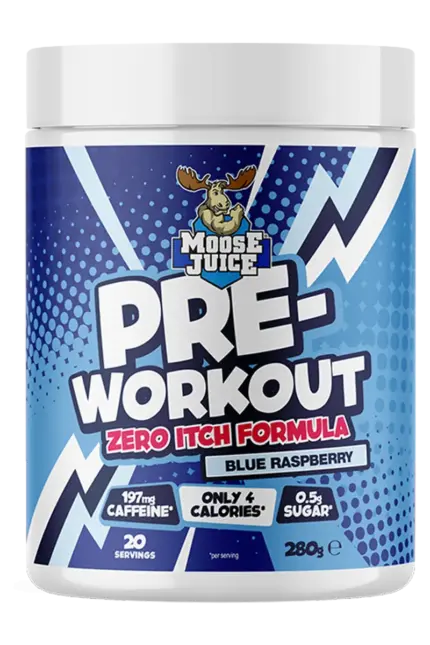Pre-Workout Zero Itch Formula - 280g – Blue Raspberry
