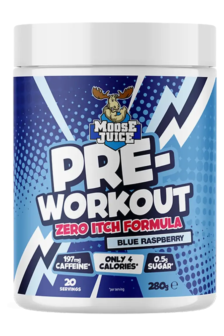 Pre-Workout Zero Itch Formula - 280g – Blue Raspberry