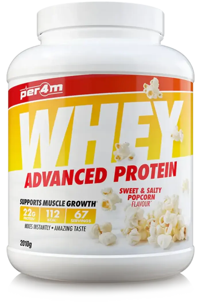 Per4m Whey Advanced Protein - 2010g – Sweet Salty Popcorn Per4m Whey Advanced Protein - 2010g – Sweet Salty Popcorn