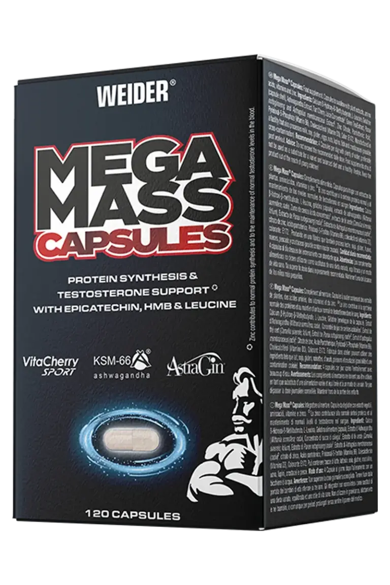 Weider Mega Mass Capsules - 120 kapsler