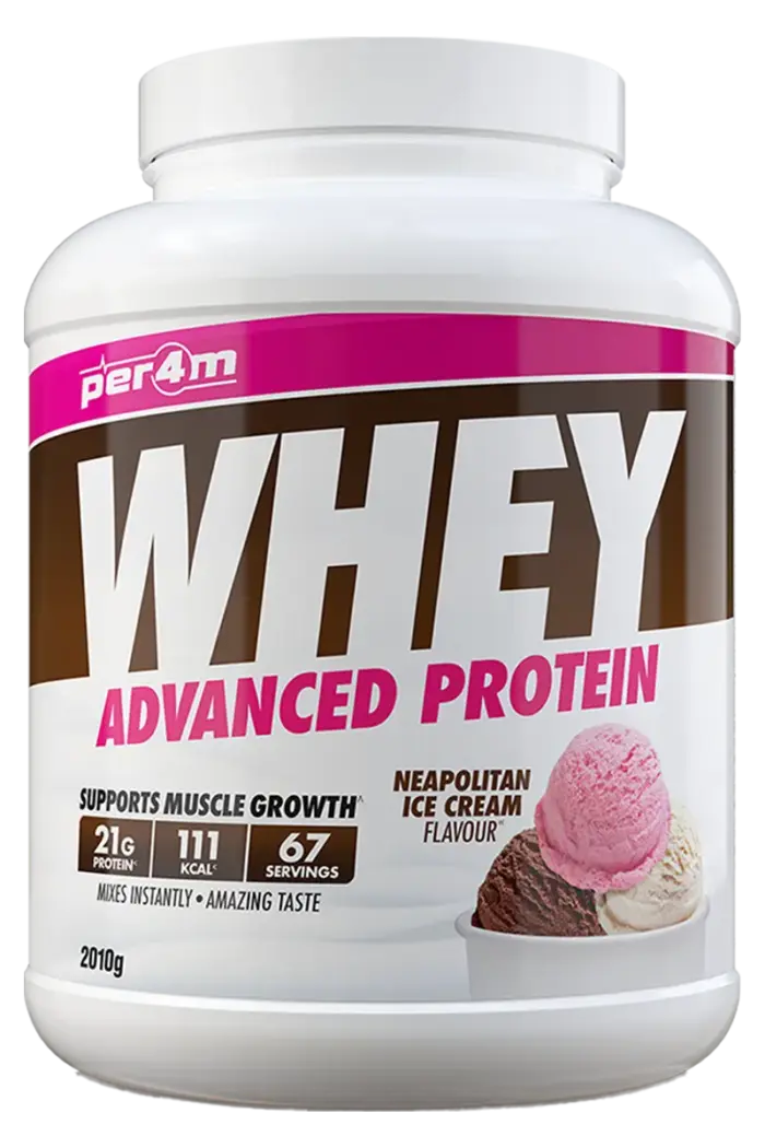 Per4m Whey Advanced Protein - 2010g – Neapolitan Ice Cream Per4m Whey Advanced Protein - 2010g – Neapolitan Ice Cream