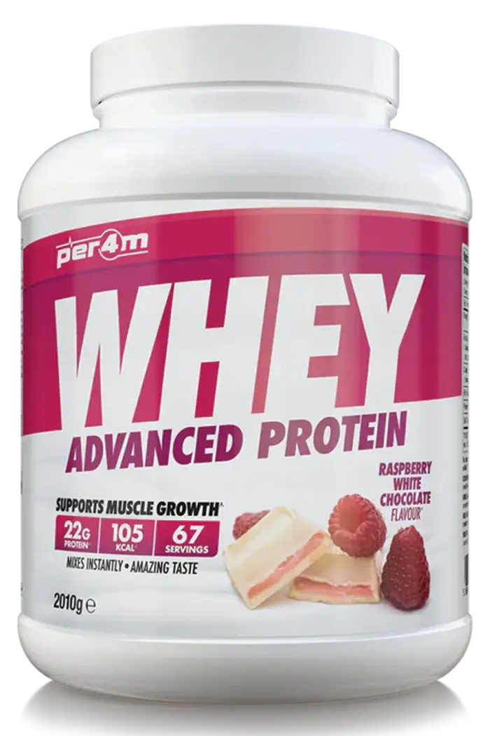 Per4m Whey Advanced Protein - 2010g – Raspberry White Chocolate Per4m Whey Advanced Protein - 2010g – Raspberry White Chocolate