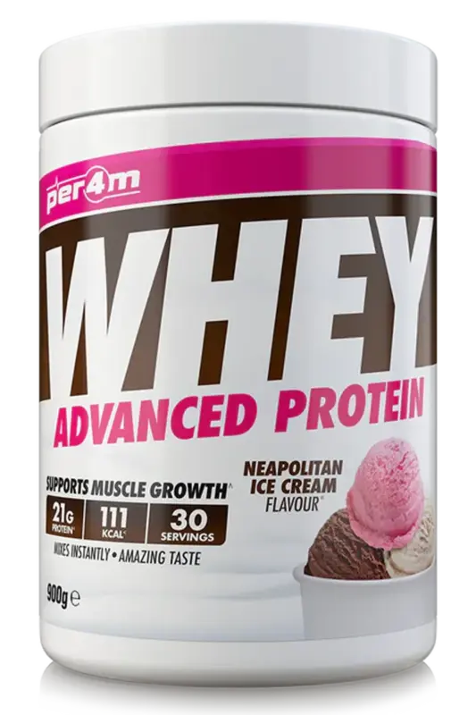 Per4m Whey Advanced Protein - 900g Neapolitan Ice Cream Proteinpulver