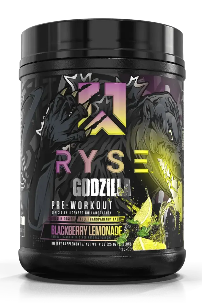 Ryse Godzilla Pre-Workout - 716g/772g – Blackberry Lemonade