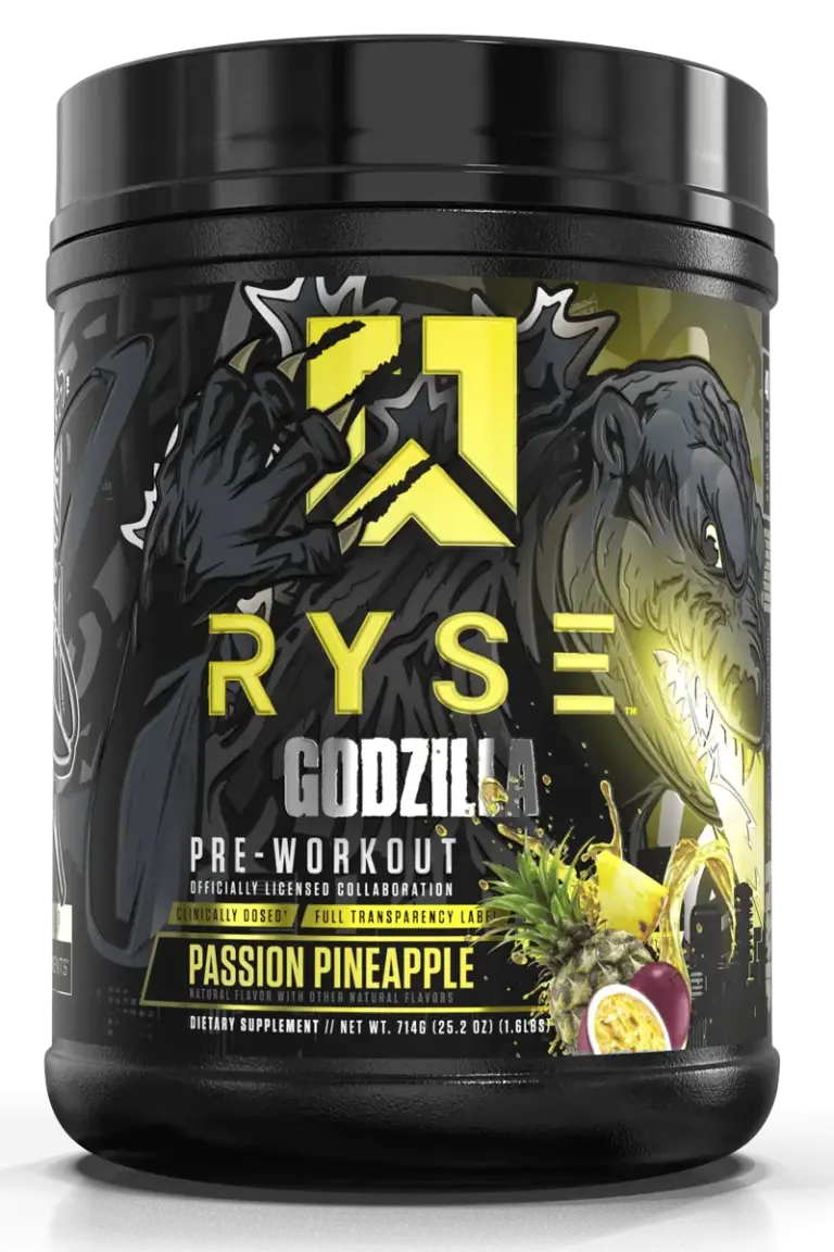 Ryse Godzilla Pre-Workout - 716g/772g – Passion Pineapple