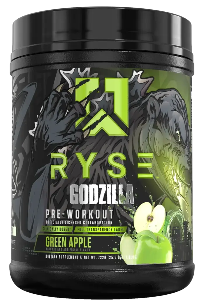 Ryse Godzilla Pre-Workout - 716g/772g – Green Apple