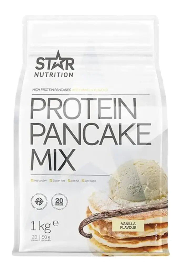 Star Nutrition Protein Pancake Mix - 1kg – Vanilla