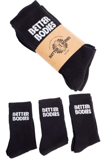 Better Bodies Crew Socks - 3 Pack Sort – L