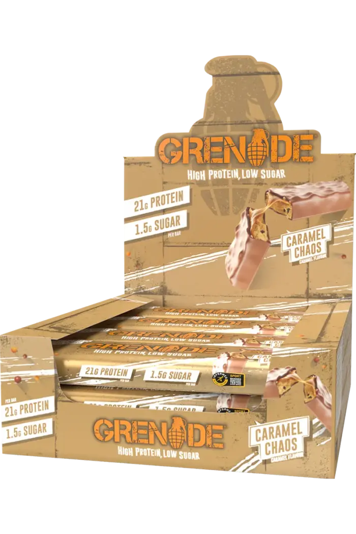Grenade Protein Bar - 60g Caramel Chaos - Bilde 2