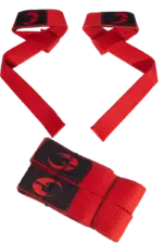 Gasp Classic Lifting Straps - Røde drareimer