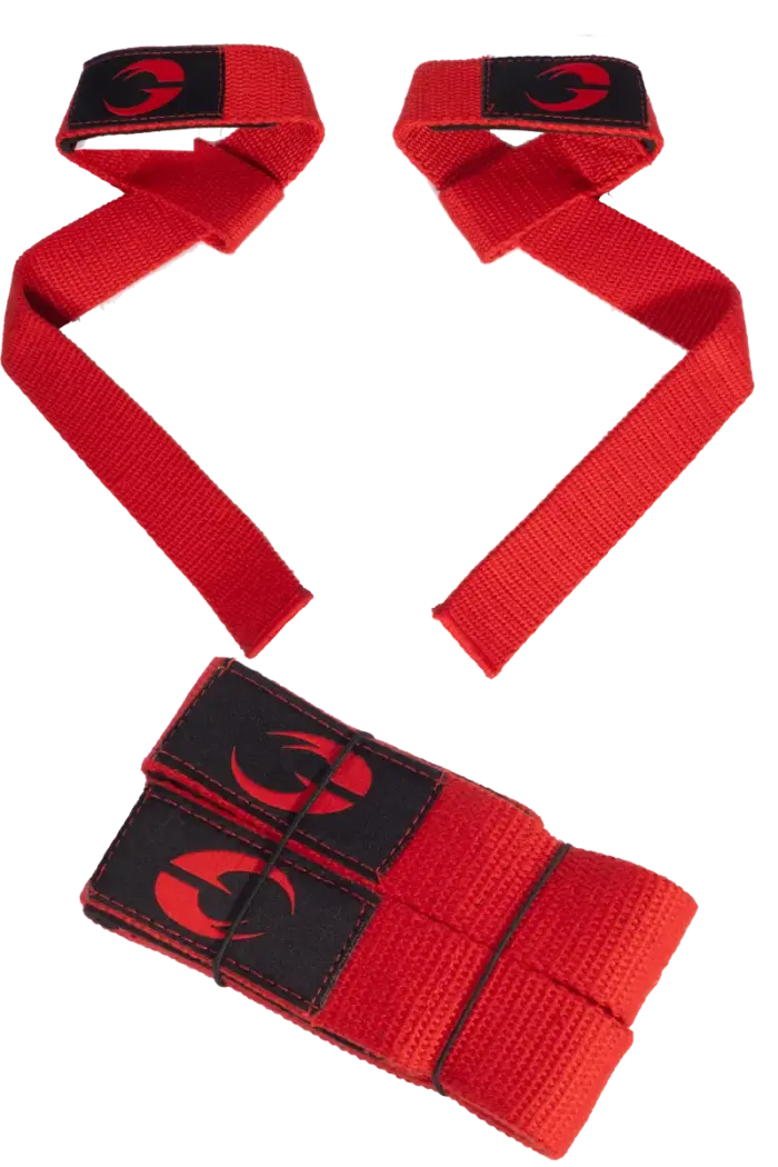 Gasp Classic Lifting Straps - Røde drareimer - Bilde 1