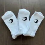 Gasp Crew Socks - 3 Pack White