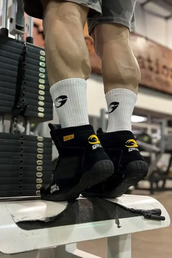 Gasp Crew Socks - 3 Pack White - Bilde 4