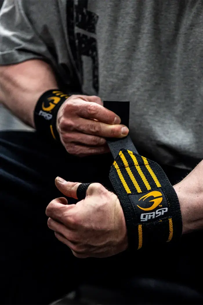 GASP Hardcore Wrist Wraps - Black - Bilde 2