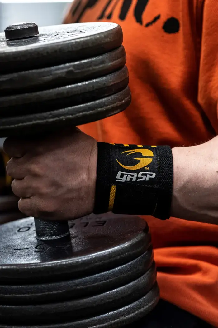 GASP Hardcore Wrist Wraps - Black - Bilde 3
