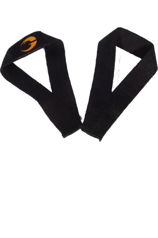 Gasp Olympic Lifting Straps - Sorte drareimer