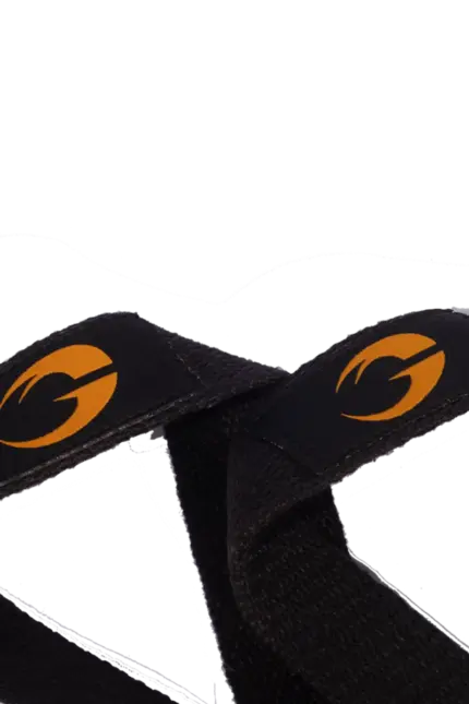 Gasp Olympic Lifting Straps - Sorte drareimer