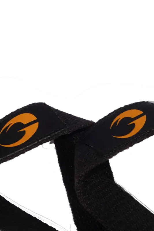 Gasp Olympic Lifting Straps - Sorte drareimer