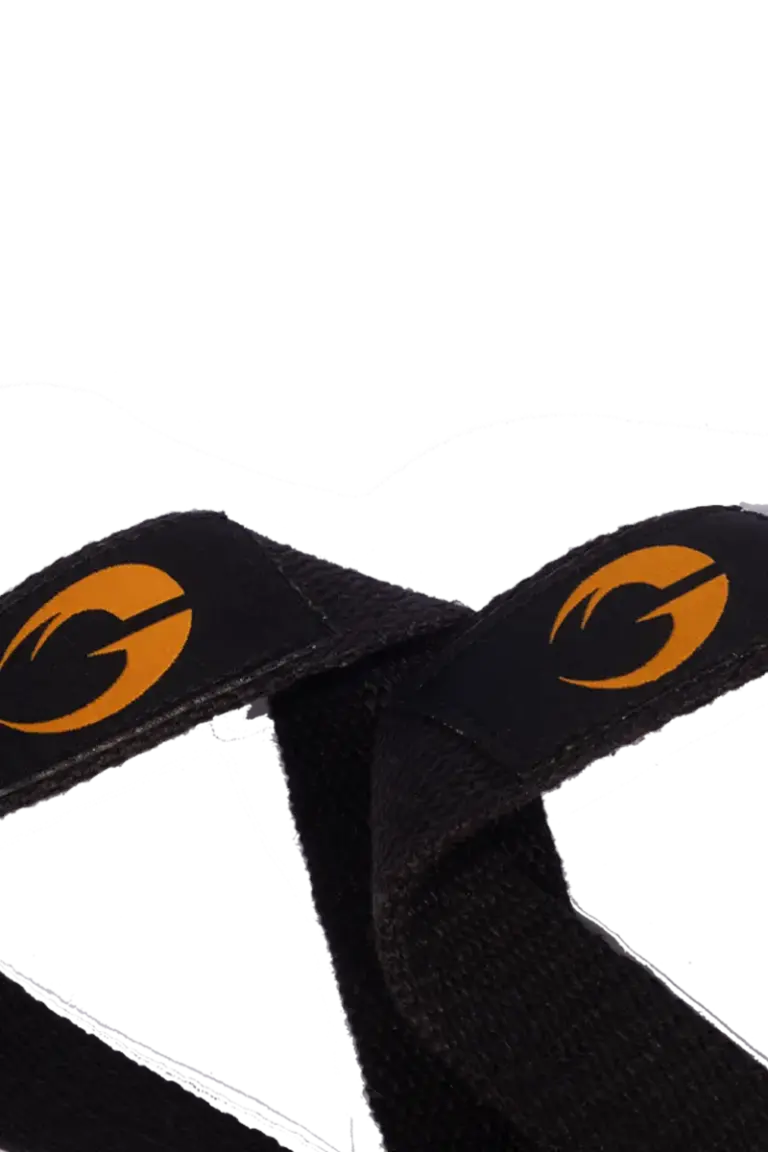 Gasp Olympic Lifting Straps - Sorte drareimer