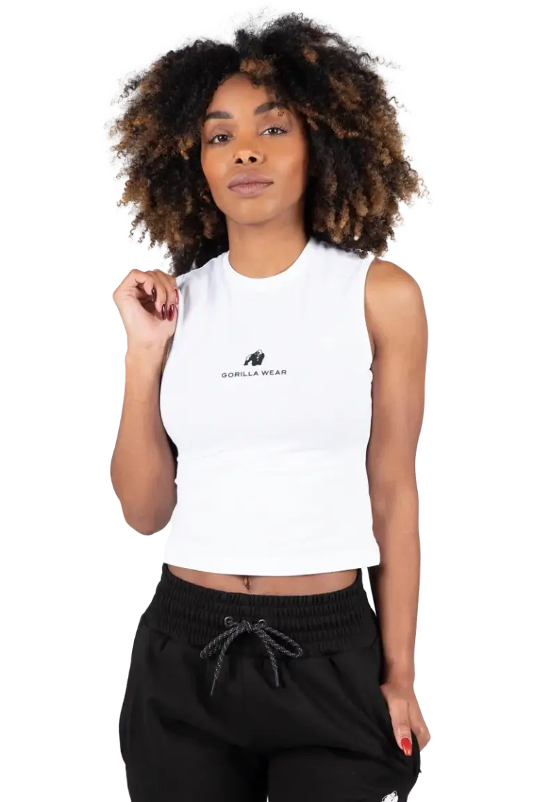 GW Livonia Crop Top - White – L