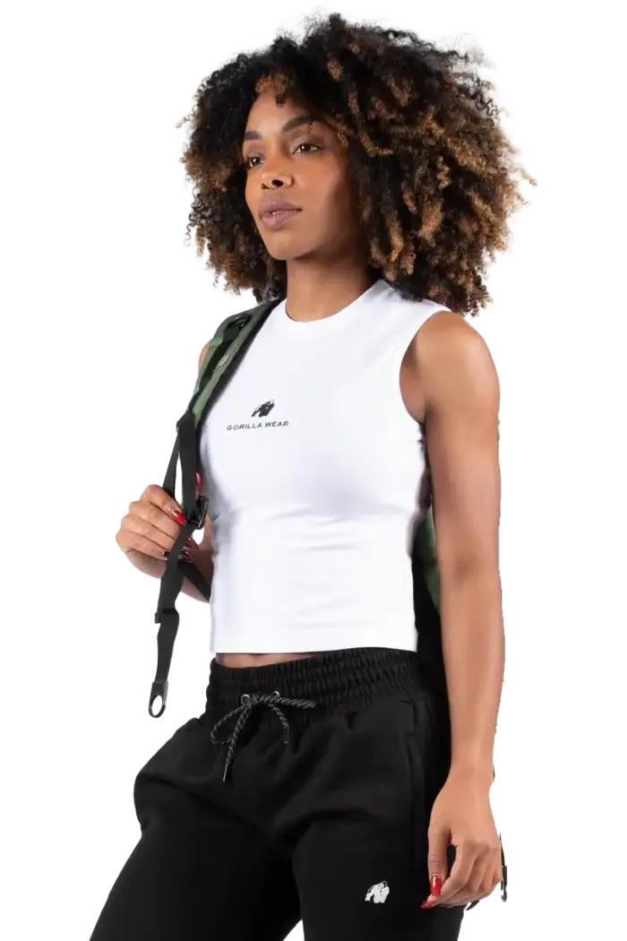 gwlctwe_6 GW Livonia Crop Top - White - Bilde 3