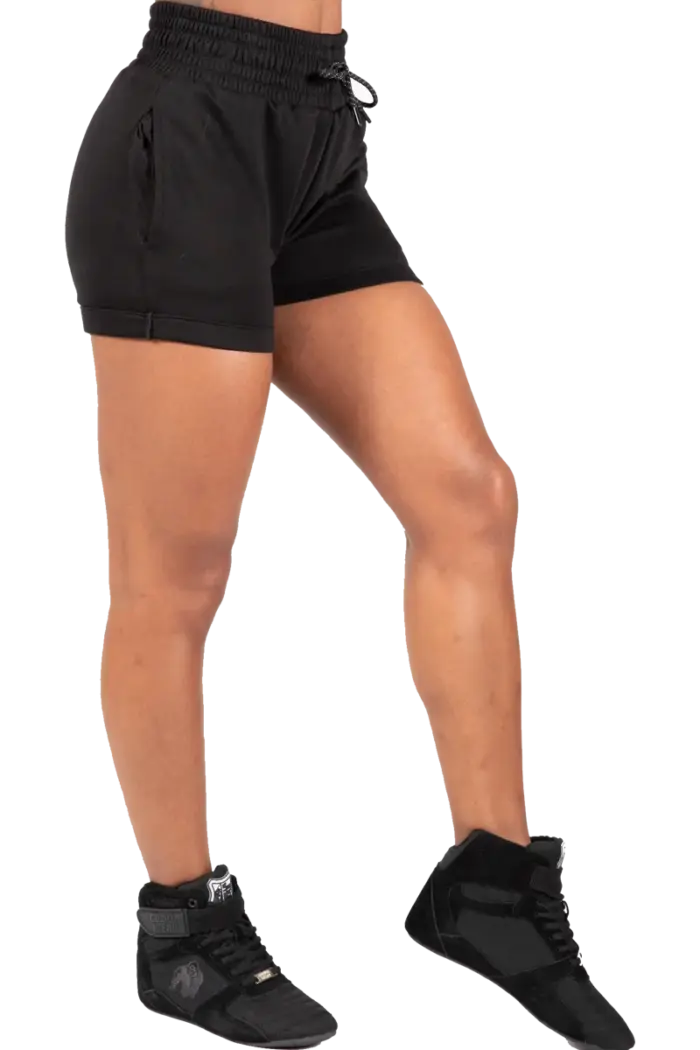 gwpssbk_2 GW Pixley Sweatshorts - Black - Bilde 3